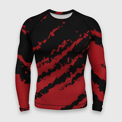 Мужской рашгард The color is red and black