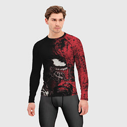 Рашгард мужской Веном на красном, цвет: 3D-принт — фото 2