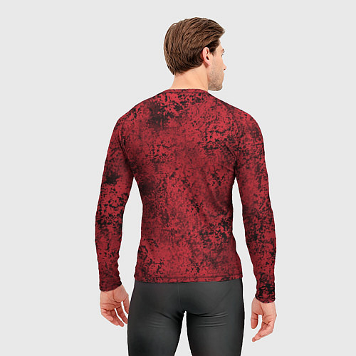 Мужской рашгард Веном красный и черный симбиот / 3D-принт – фото 4