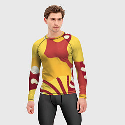 Рашгард мужской Жаркий африканский паттерн, цвет: 3D-принт — фото 2