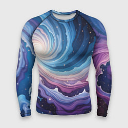 Рашгард мужской Космическая волна, цвет: 3D-принт