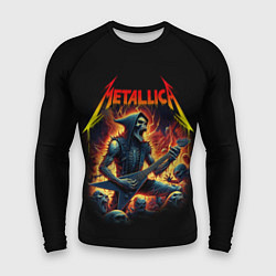 Рашгард мужской Metallica - James Alan Hatfield, цвет: 3D-принт