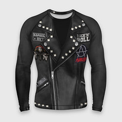 Рашгард мужской Король и шут косуха, цвет: 3D-принт