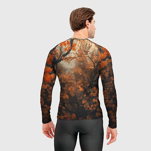 Мужской рашгард Лис в лесной чаще / 3D-принт – фото 4