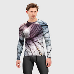 Рашгард мужской Раскрытый цветок, цвет: 3D-принт — фото 2