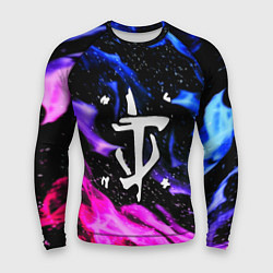 Мужской рашгард Doom flame neon