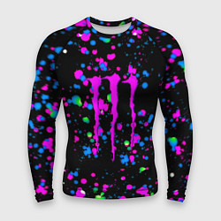 Мужской рашгард Monster energy неоновые краски