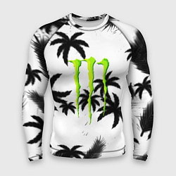 Мужской рашгард Monster energy пальмы