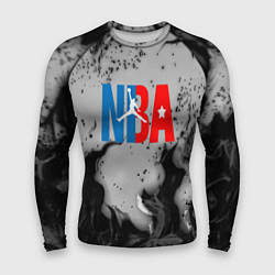 Мужской рашгард NASA неоновый огонь