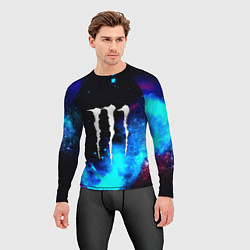 Рашгард мужской Monster energy космос, цвет: 3D-принт — фото 2
