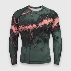 Рашгард мужской Гранж потертая текстура, цвет: 3D-принт