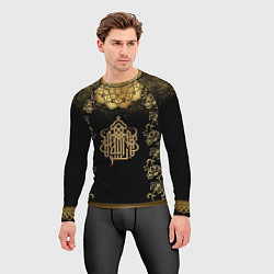 Рашгард мужской Исламская каллиграфия символ Корана, цвет: 3D-принт — фото 2