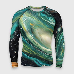 Рашгард мужской Зеленая вселенная, цвет: 3D-принт