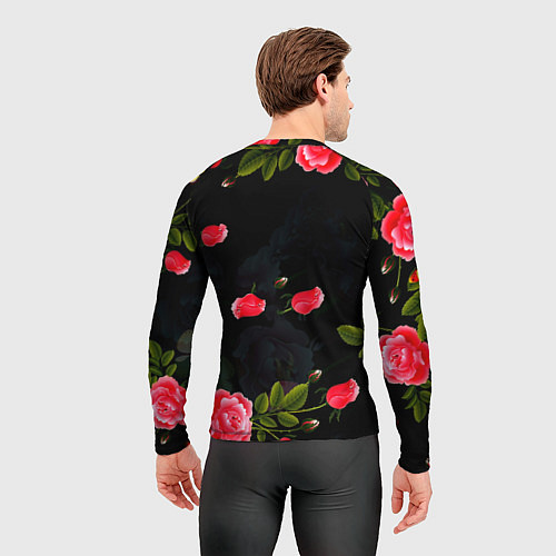 Мужской рашгард Monster energy rose steel / 3D-принт – фото 4