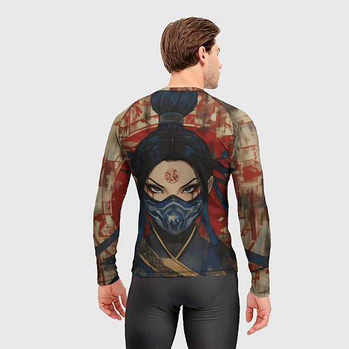 Мужской рашгард Китана - японский стиль / 3D-принт – фото 4