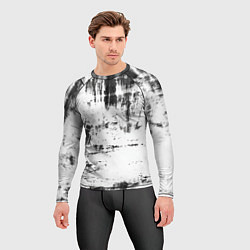 Рашгард мужской Color black and white, цвет: 3D-принт — фото 2