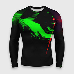 Рашгард мужской Color black green red, цвет: 3D-принт