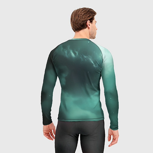 Мужской рашгард Космонавт скелет с зеленым светом / 3D-принт – фото 4