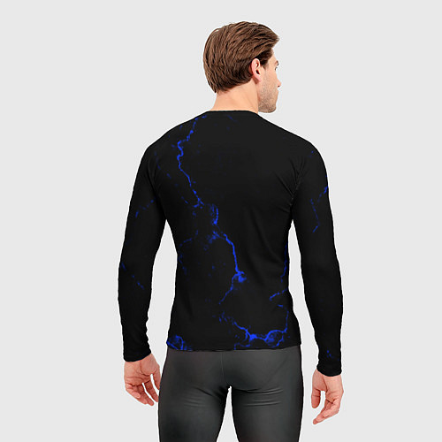 Мужской рашгард Color black blue / 3D-принт – фото 4