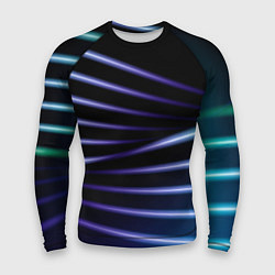 Мужской рашгард Color black blue