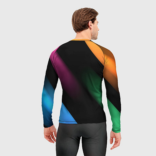 Мужской рашгард Multicoloured / 3D-принт – фото 4