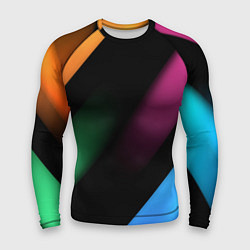 Рашгард мужской Multicoloured, цвет: 3D-принт