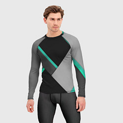 Рашгард мужской Multicoloured, цвет: 3D-принт — фото 2