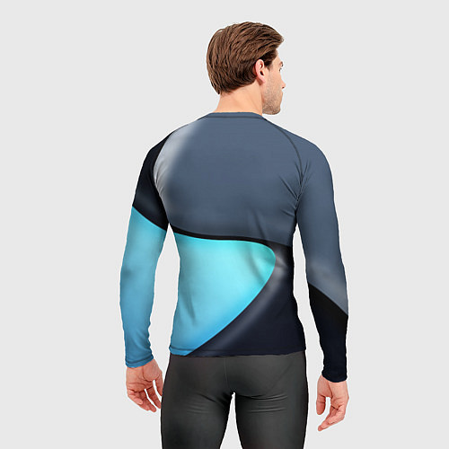Мужской рашгард Разноцветный / 3D-принт – фото 4
