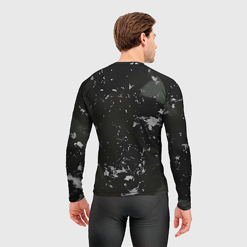 Мужской рашгард Злой большой медведь зимой / 3D-принт – фото 4