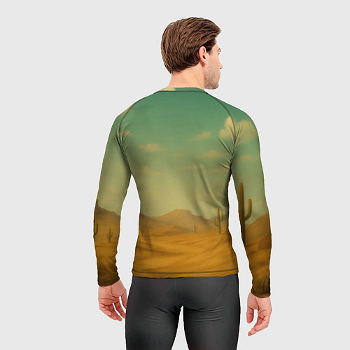 Мужской рашгард Лирили ларила мем / 3D-принт – фото 4