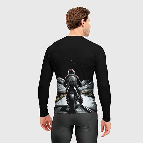 Мужской рашгард Мото-путь к новым горизонтам / 3D-принт – фото 4
