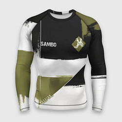 Рашгард мужской Русское самбо, цвет: 3D-принт