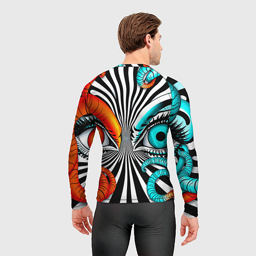 Мужской рашгард Глаз и щупальца / 3D-принт – фото 4