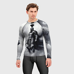 Рашгард мужской Спартанский воин среди львов, цвет: 3D-принт — фото 2