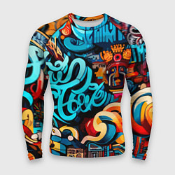Мужской рашгард Abstract graffiti - ai art