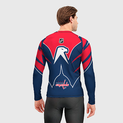 Мужской рашгард Washington Capitals NHL / 3D-принт – фото 4