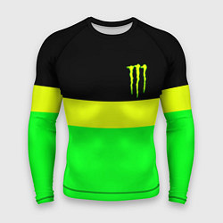 Мужской рашгард Monster energy полосы
