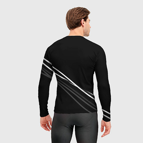 Мужской рашгард Haval чёрный с полосами / 3D-принт – фото 4