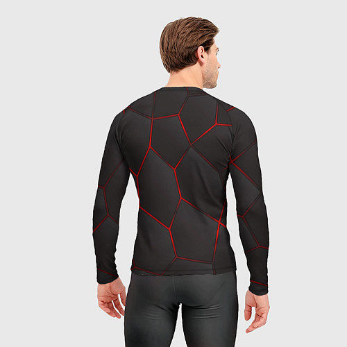 Мужской рашгард ACDC спинами друг другу / 3D-принт – фото 4