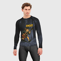 Рашгард мужской Ангус ACDC, цвет: 3D-принт — фото 2