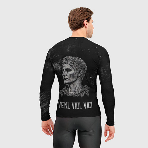 Мужской рашгард Пришел увидел победил цезарь / 3D-принт – фото 4