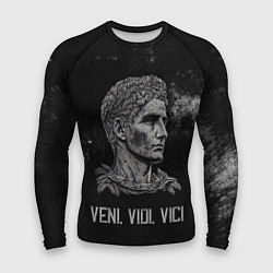 Рашгард мужской Пришел увидел победил цезарь, цвет: 3D-принт