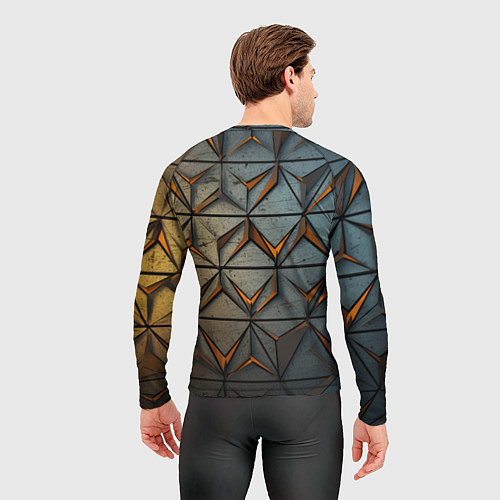 Мужской рашгард ACDC винтажный логотип / 3D-принт – фото 4