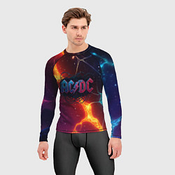 Рашгард мужской ACDC логотип в градиенте, цвет: 3D-принт — фото 2