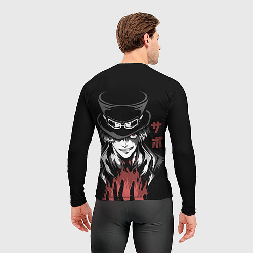 Мужской рашгард One Piece - Сабо / 3D-принт – фото 4