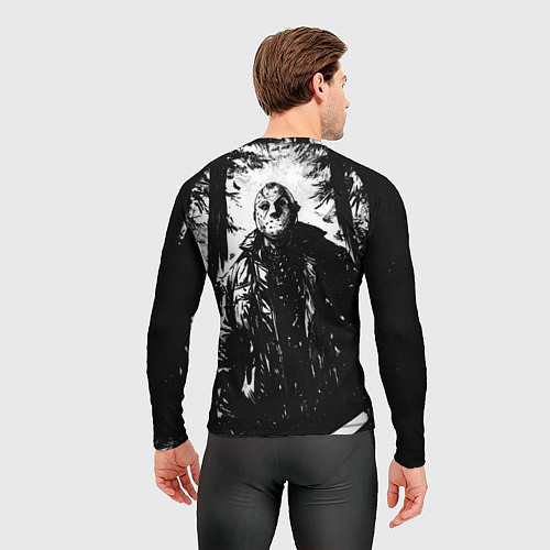Мужской рашгард Джейсон в лесу / 3D-принт – фото 4