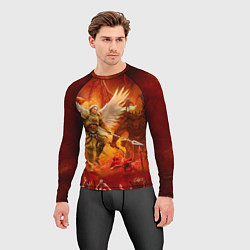 Рашгард мужской Сангвиний великий ангел, цвет: 3D-принт — фото 2