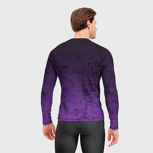 Мужской рашгард Lazarus: Violet Pattern / 3D-принт – фото 4