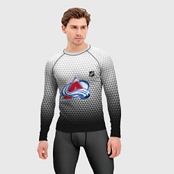 Рашгард мужской Колорадо Эвеланш - черный градиент, цвет: 3D-принт — фото 2