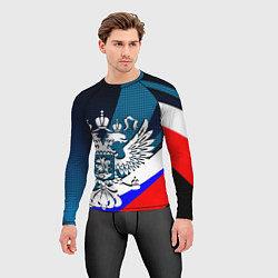 Рашгард мужской Герб России и флаг государства, цвет: 3D-принт — фото 2